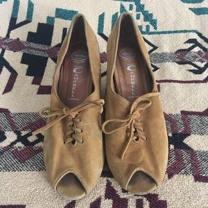 Jeffrey Campbell suede wedges size 8.5